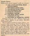 Chex Apple Betty Recipe Clipping | RecipeCurio.