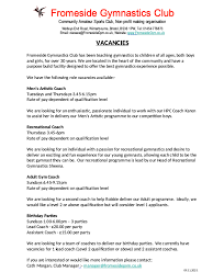 Image result for Fromeside Gymnastics Club (1987) Limited