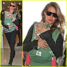 Image result for Ergo Baby Carrier Gisele Bundchen and Benjamin Brady