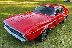 Image result for Bright Red 1972 Mustang