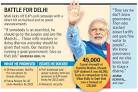 PM Modi guns for AAP ahead of Delhi elections