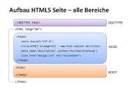 Grundgerüst HTML-Seite - DOCTYPE-Definition - HTML Tutorial