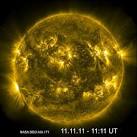 Portraits of Our Sun on 11/11/11 at 11:11 UTC
