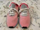 Adidas Deerupt 'Red Blue' shoes - unisex size 7. | eBay