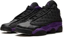 Amazon.com | Nike Big Kid Jordan 13 Retro Court Purple Black/Court ...