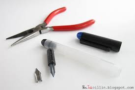 Image result for fountain pen section pliers