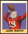John Rauch football card - 1949 Leaf #4 - Vintage Football Card ...