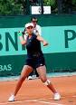 Image Sania Mirza in action in her second round singles match at the  11 French Picture