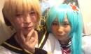 また、鏡音レンとミクのコスプレ