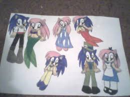 More Sonic n Amy Disney Doodles by ~princessshannon07 on deviantART - more_sonic_n_amy_disney_doodles_by_princessshannon07-d59ircm