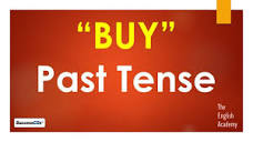 Past tense of BUY and other forms of the verb BUY, examples ...