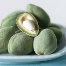 Image result for fresh green almonds