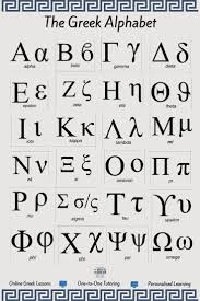 Image result for greek alphabet
