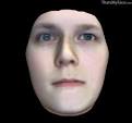 3D Face of Tom Hale's face from above submitted images