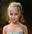 Robert Schoeller Painting: Little Girl Portrait Little Girl Portrait 176 ... - portrait-little-girl-176f