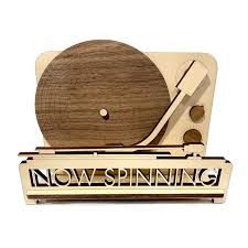 Record spinner vinyl display
