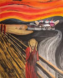 Image result for "the scream" parody