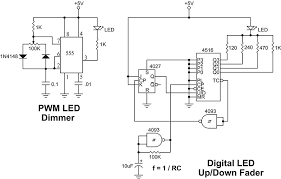 Image result for fade led 555 circuit