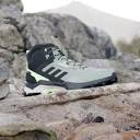 adidas Men's Hiking Terrex AX4 Mid GORE-TEX Hiking Shoes - Green ...