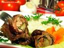 Beef roulades filled with bacon