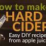 "cider making" recipes Easy cider making recipes cider making for beginners from howtomakehardcider.com