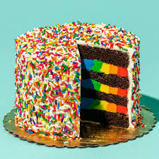 Image result for rainbow cake