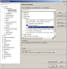 Image result for eclipse preference dialog