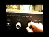 Realistic SA-10 stereo amplifier - YouTube