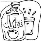 Drink Supplies coloring page