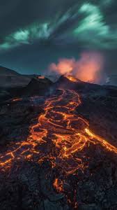 Image result for wallpaper volcano