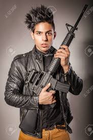 Image result for Studio shot with weapon