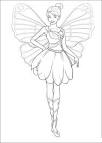 Barbie Mariposa coloring page