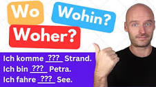 wo vs wohin vs woher - A2 German Grammar - YouTube