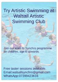Image result for Walsall Artistic Swimming Club