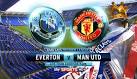 Shaxda rasmiga ah ee kulanka Premier League Everton vs Man United.
