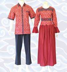 BAJU LEBARAN BATIK KELUARGA MUSLIM TERBARU MURAH