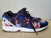 Adidas Originals ZX Flux TORSION Hawaiian Flowers Shoes Men's Size ...