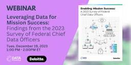 Leveraging Data for Mission Success: Findings from the 2023 Survey ...