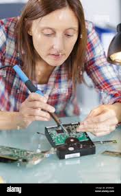 Image result for woman soldering