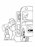 School Bus coloring page