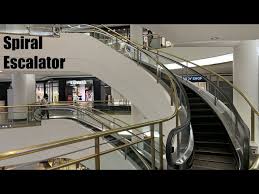 Image result for spiral escalator