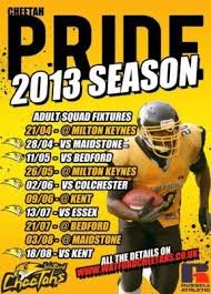 Image result for Chiltern Cheetahs American Football Club