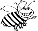 big happy bee - Clip Art Gallery