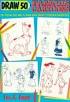 how to draw 50 cartoon characters