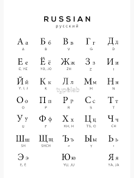 Image result for russian alphabet