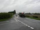 Alderton, "Mercury". Steam traction engine on a Sunday morning trip in wet - via Daymix