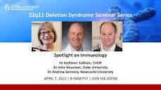 22q11 Deletion Syndrome Seminar: Spotlight on Immunology - YouTube