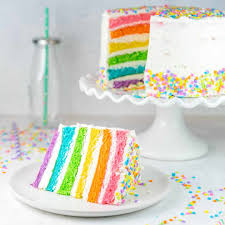 Image result for rainbow cake