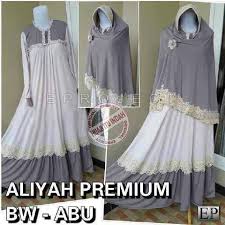 Baju muslim aliyah bergo bhn spandex jersey | kaoskeren.net | Baju ...