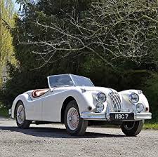Image result for Old English White 1955 Jaguar